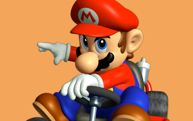mario kart super circuit