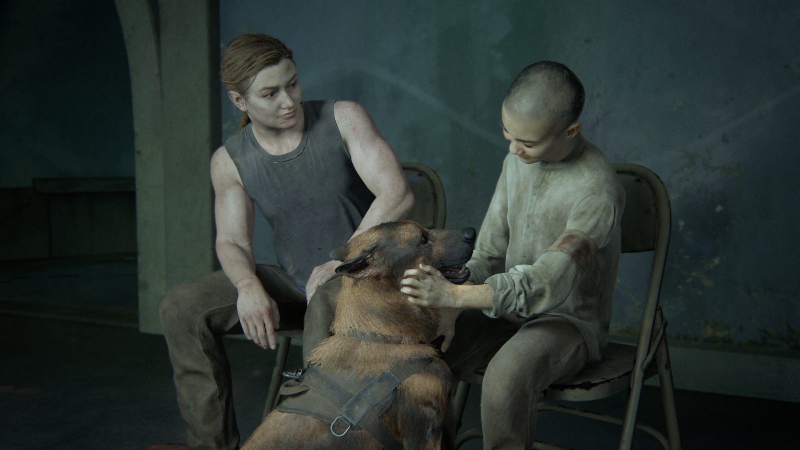 Only two of us. Эбби the last of us.