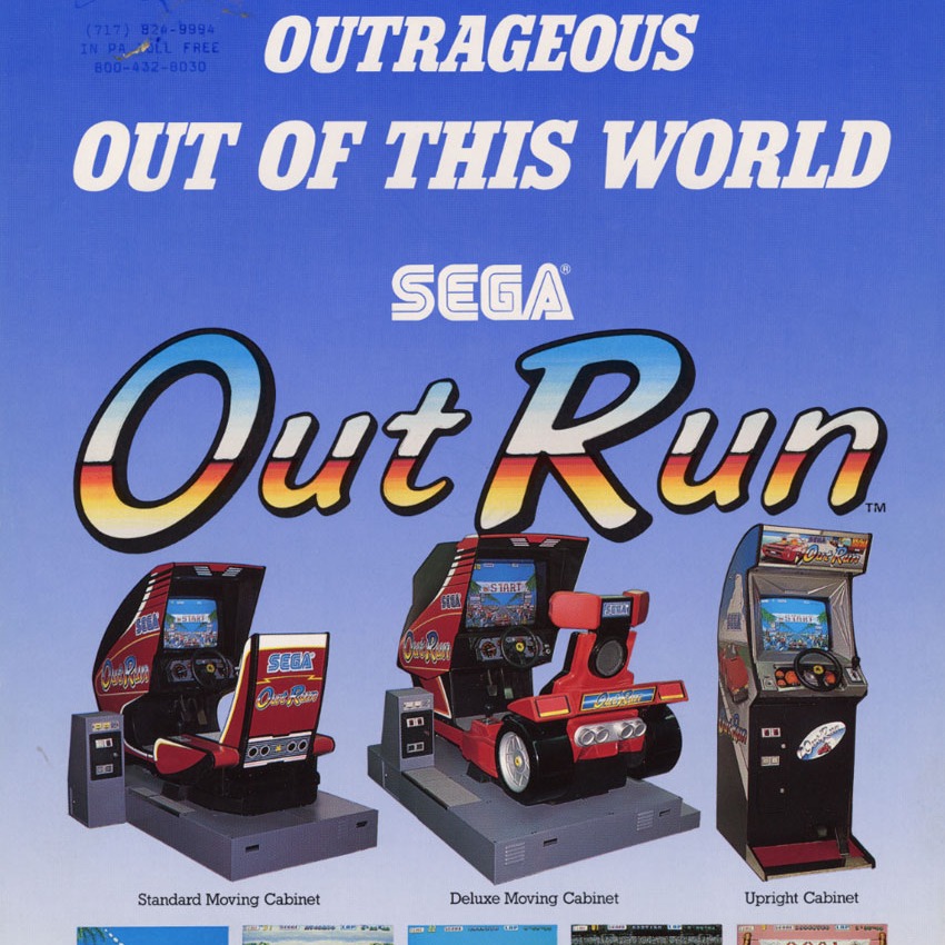 Podcast: OutRun
OutRun roared into Japanese arcades 40 years ago!
Back in 2016 Leon, Dan and Ryan talked arcade awe, sprite-scaling, Magical Sound Showers, and special techniques as well the myriad conversions over the decades.
Available now from podcast places, Spotify, YouTube etc.
Links in bio.